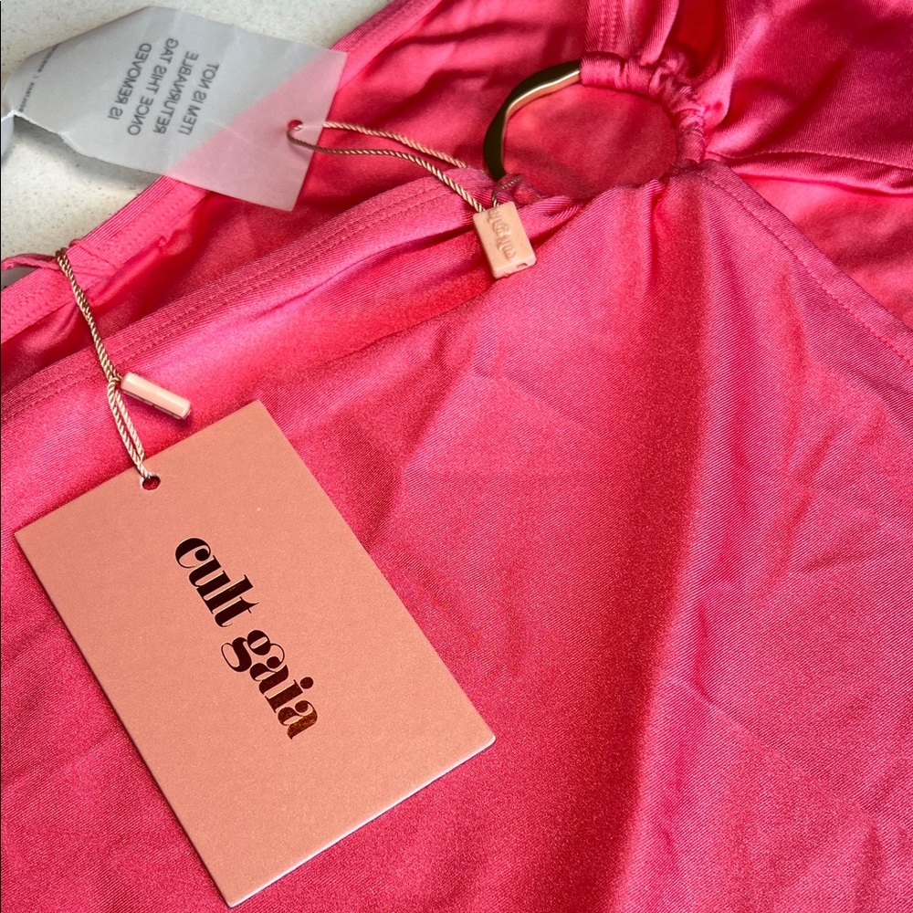 NWT Cult Gaia Pink Bikini Set - Picture 2 of 9